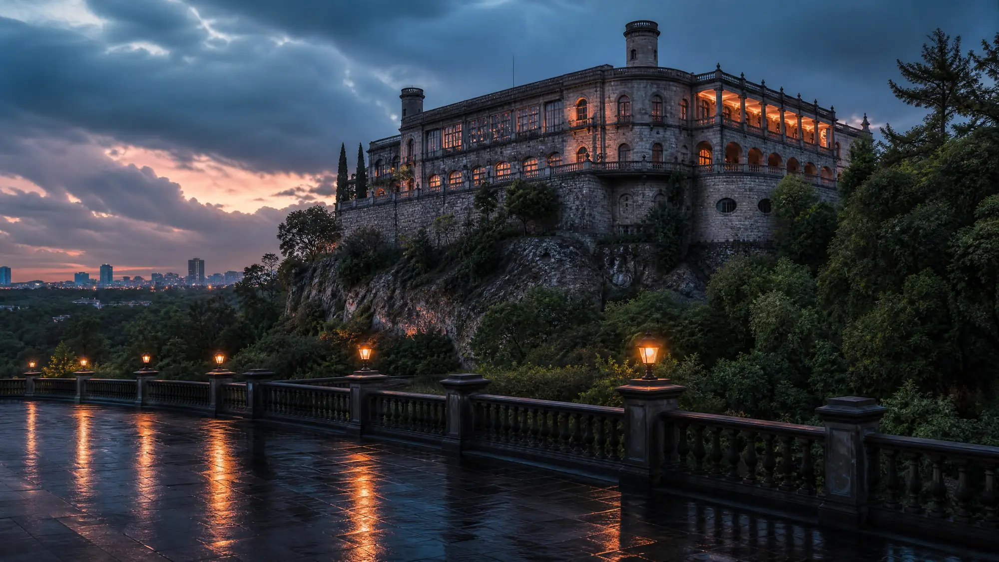 Erkunden Sie das einzige königliche Schloss auf dem amerikanischen Kontinent. Besichtigen Sie die kaiserlichen Räume aus dem 18. Jahrhundert und das weitläufige Nationalmuseum für Geschichte auf dem Chapultepec-Hügel.