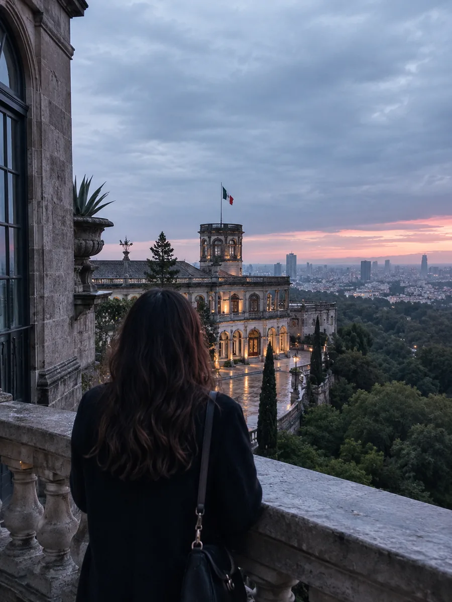 Aussicht am Schloss Chapultepec